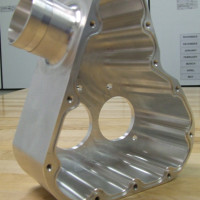 An example of a larger precision machined piece used for a Housing