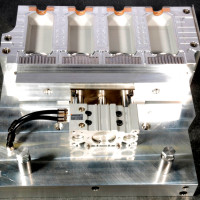 A manufactured mold of a Four Cavity Shuttle