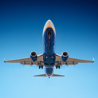 Airplane landing