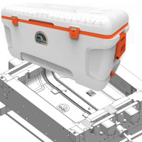 outdoor cooler mold and product sample
